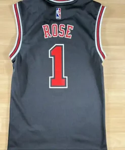 Maillot NBA Derrick Rose Chicago Bulls 2010-2014 dos nom et numéro