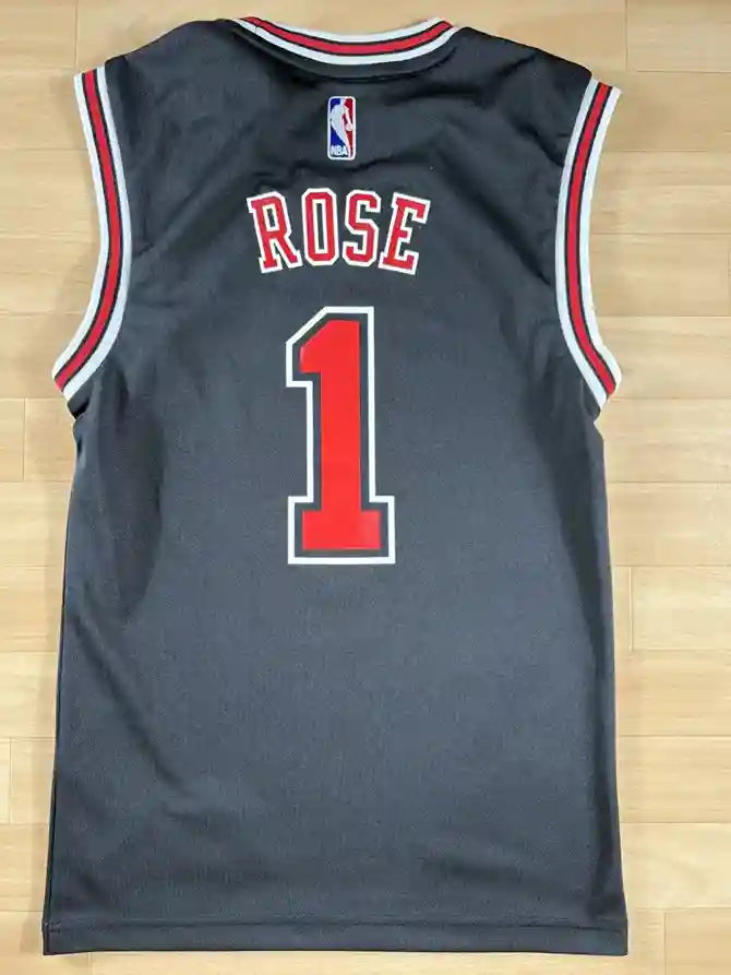 Maillot NBA Derrick Rose Chicago Bulls 2010-2014 dos nom et numéro