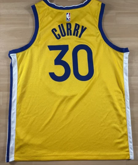 Maillot NBA Stephen Curry Golden State Warriors 2019-2020 dos nom et numéro