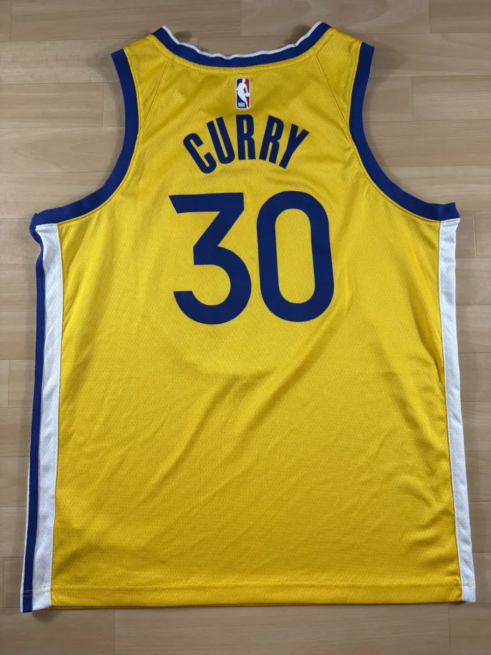 Maillot NBA Stephen Curry Golden State Warriors 2019-2020 dos nom et numéro