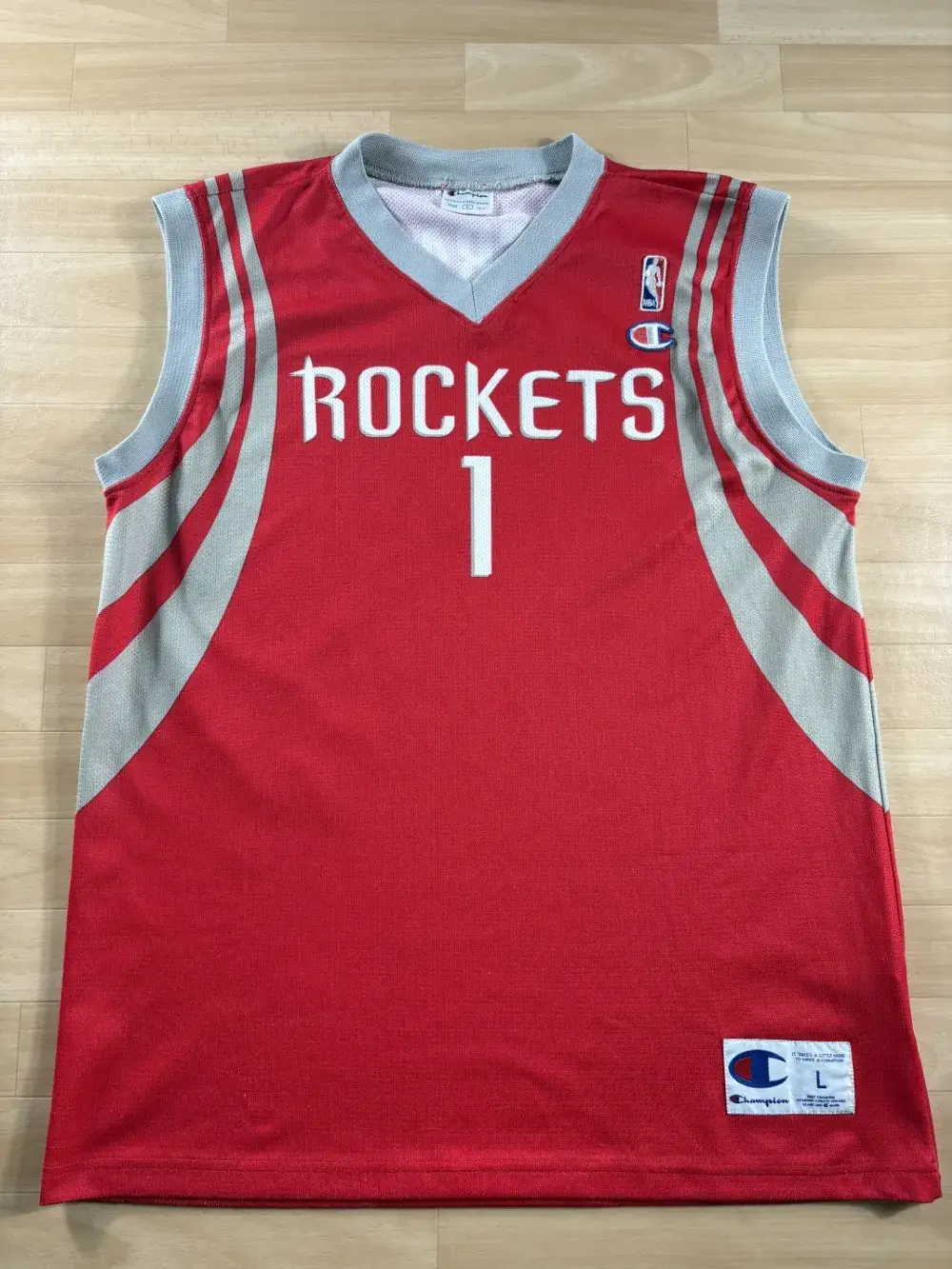 Maillot NBA Tracy McGrady Houston Rockets 2007-2010 authentique face avant