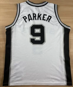 Maillot NBA Tony Parker San Antonio Spurs 2003-2007 dos nom et numéro