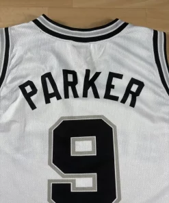 Zoom arrière Maillot NBA Tony Parker San Antonio Spurs 2003-2007