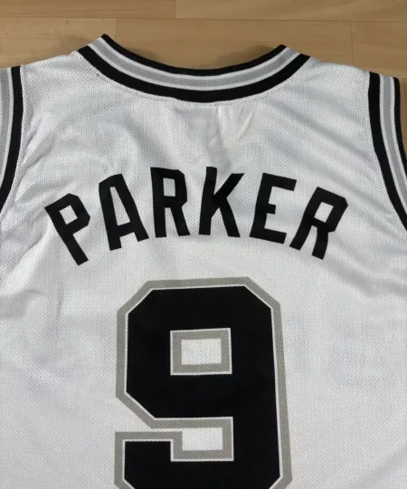 Zoom arrière Maillot NBA Tony Parker San Antonio Spurs 2003-2007