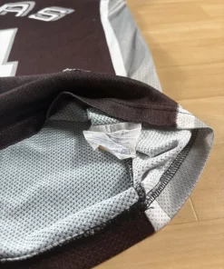 Étiquettes d'origine et instruction de lavage Maillot NBA Tim Duncan San Antonio Spurs 1997-2003