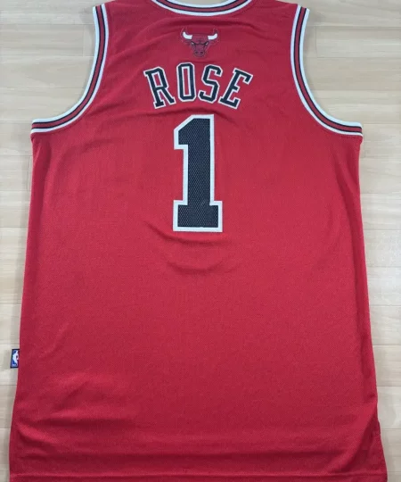 Maillot NBA Derrick Rose Chicago Bulls 2010-2014 dos nom et numéro