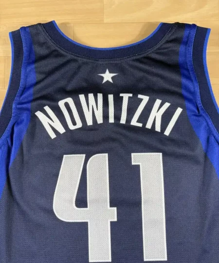 Zoom arrière Maillot NBA Dirk Nowitzki Dallas Mavericks 2007-2010