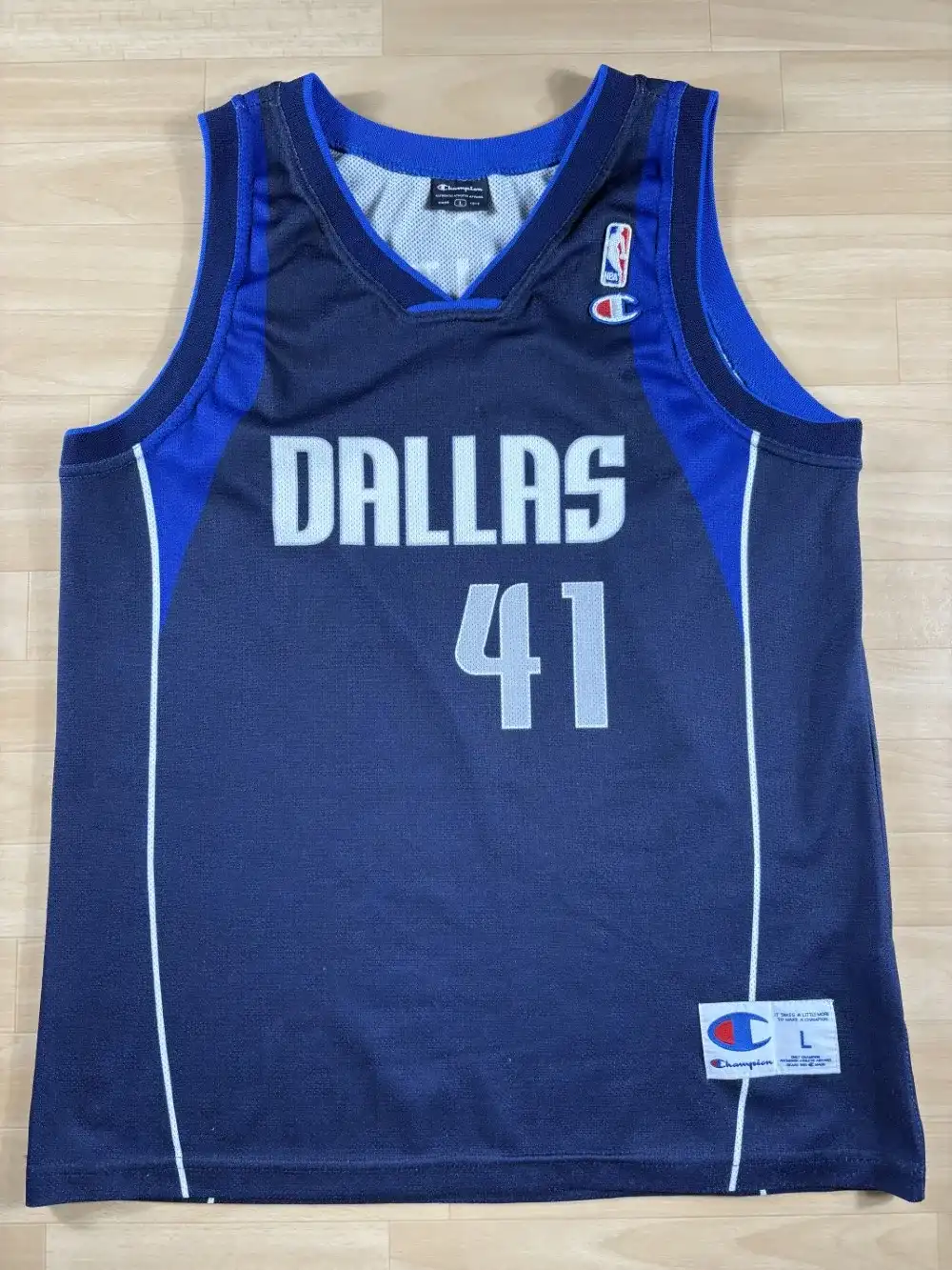 Maillot NBA Dirk Nowitzki Dallas Mavericks 2007-2010 authentique face avant