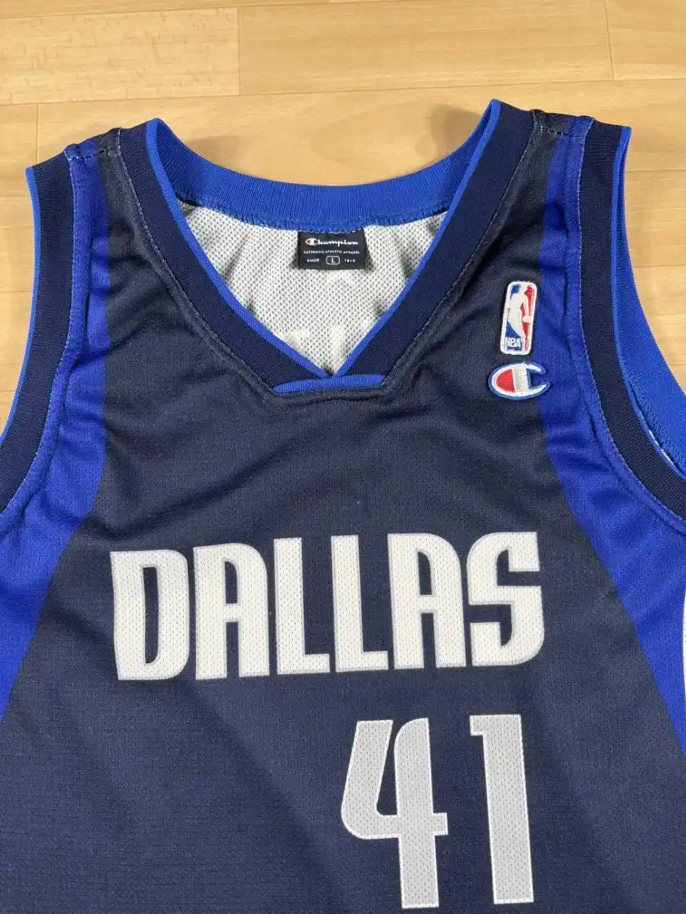 Zoom avant Maillot NBA Dirk Nowitzki Dallas Mavericks 2007-2010
