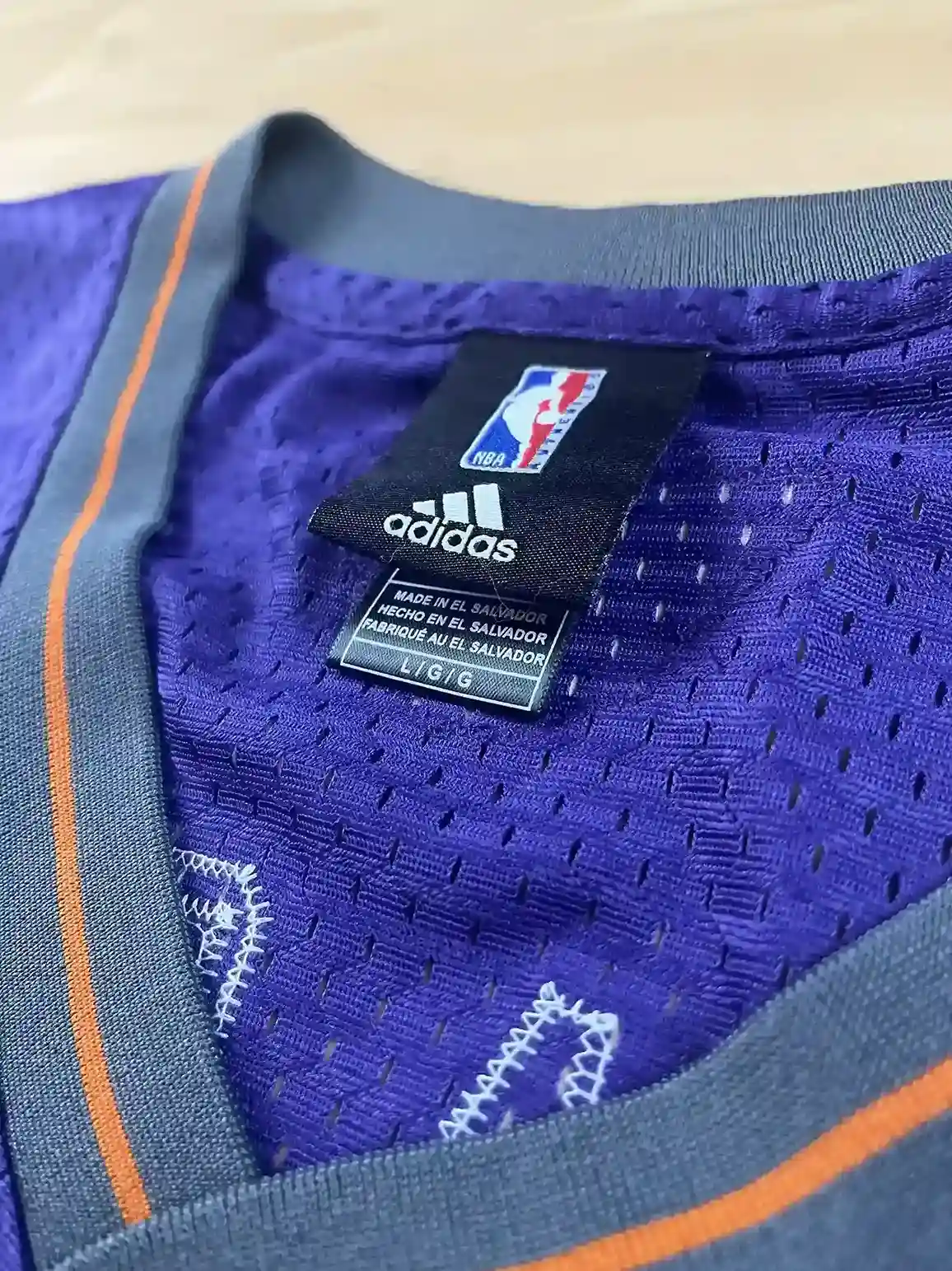 Étiquette col Maillot NBA Steve Nash Phœnix Suns 2006-2010