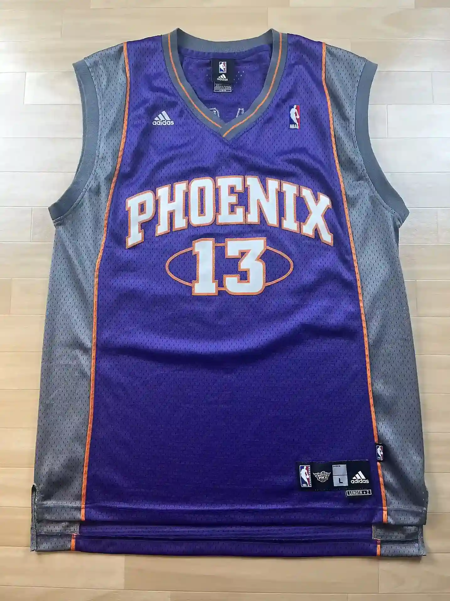 Maillot NBA Steve Nash Phœnix Suns 2006-2010 authentique face avant