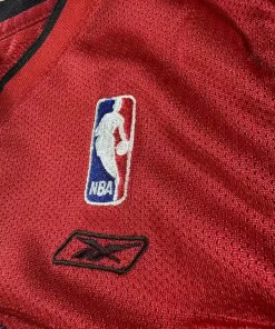 Logos brodés et détails marque Maillot NBA Vince Carter Toronto Raptors 2004-2005