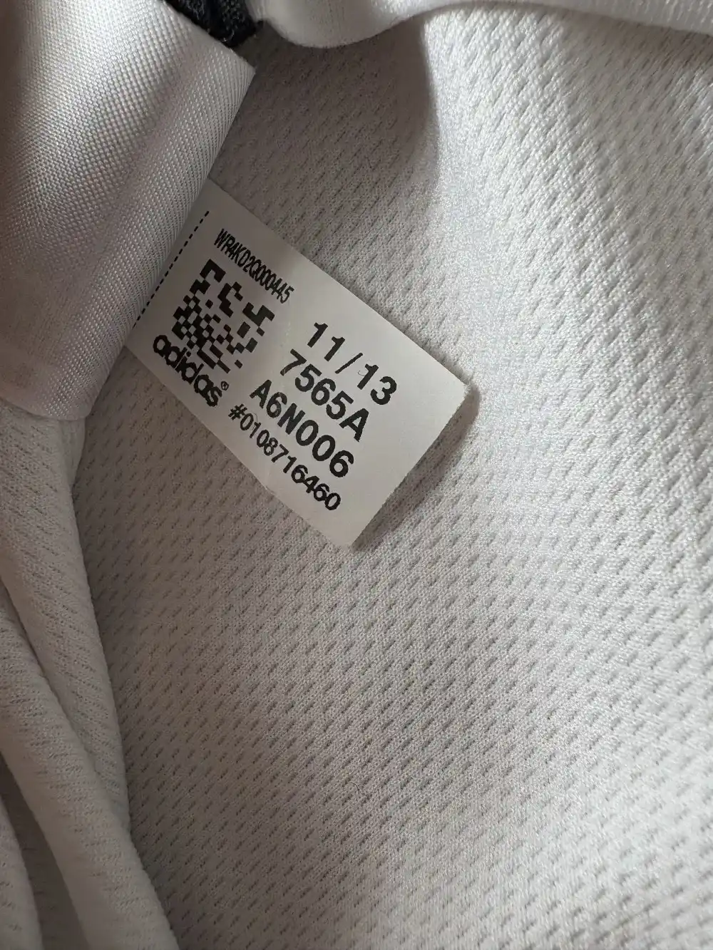 Étiquettes d'origine et instruction de lavage Maillot NBA Deron Williams Brooklyn Nets 2012-2014
