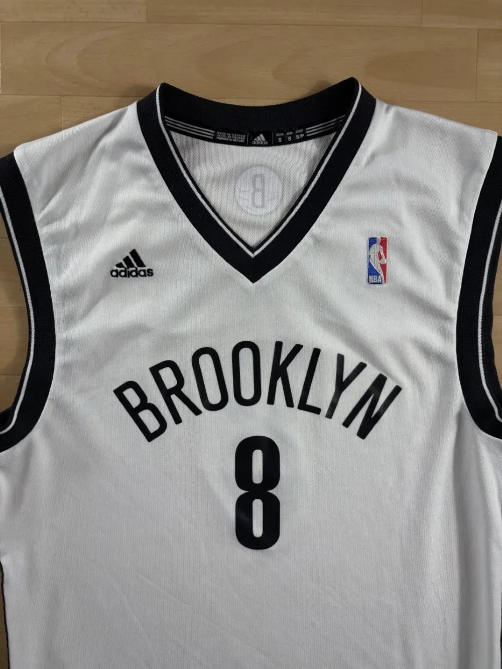 Zoom avant Maillot NBA Deron Williams Brooklyn Nets 2012-2014