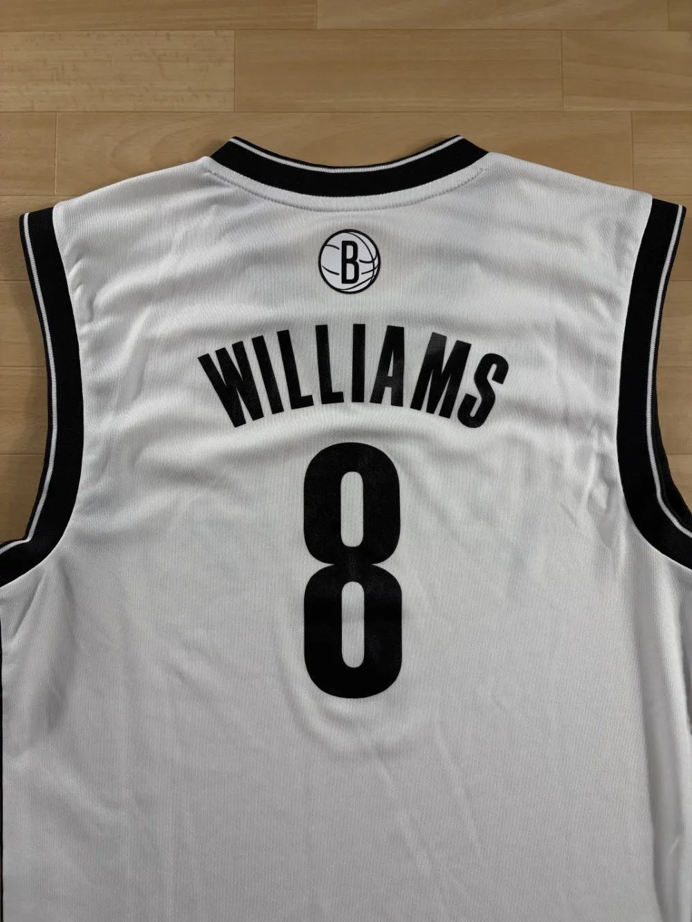 Zoom arrière Maillot NBA Deron Williams Brooklyn Nets 2012-2014