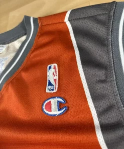 Logos brodés et détails marque Maillot NBA Boris Diaw Phœnix Suns 2007-2009
