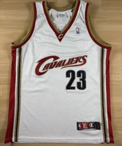 Maillot NBA LeBron James Cleveland Cavaliers 2003-2007 authentique face avant