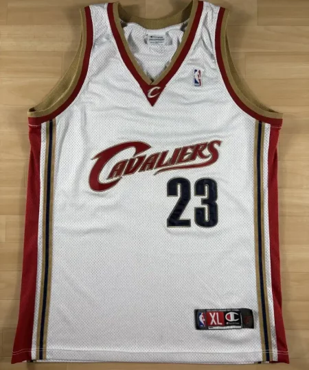 Maillot NBA LeBron James Cleveland Cavaliers 2003-2007 authentique face avant