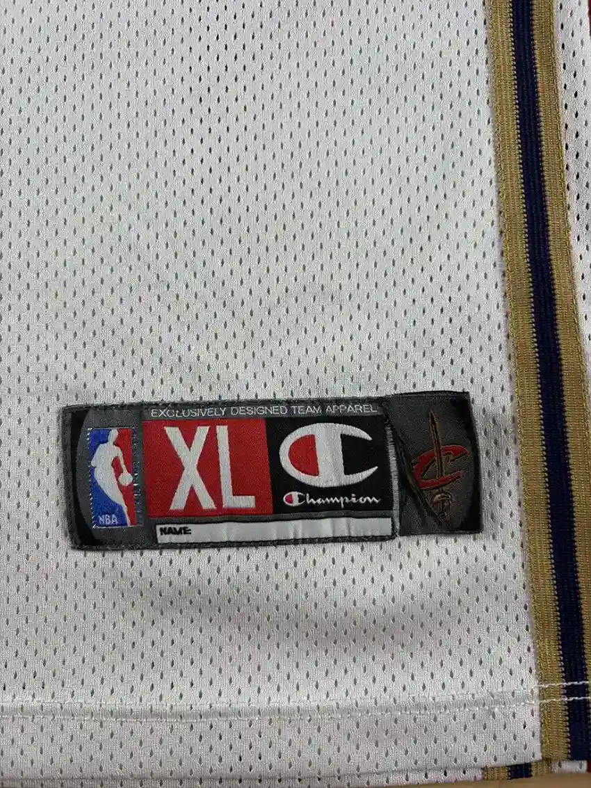 Jocktag authentique bas de Maillot NBA LeBron James Cleveland Cavaliers 2003-2007