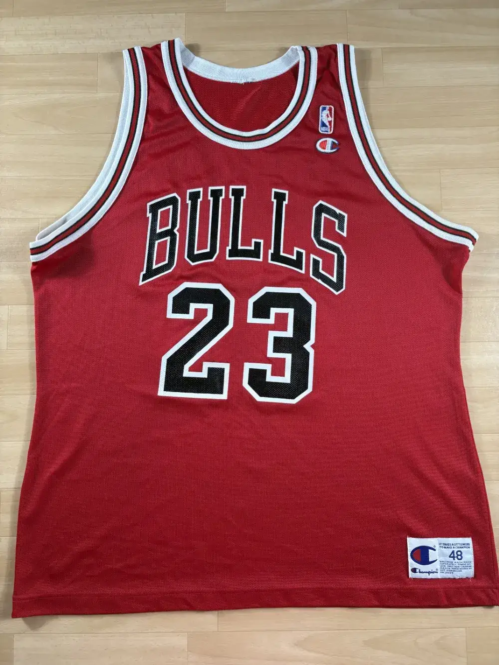 Maillot NBA Michael Jordan Chicago Bulls 1996-1998 authentique face avant