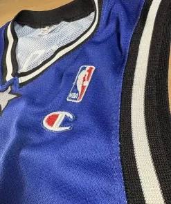 Logos brodés et détails marque Maillot NBA Tracy McGrady Orlando Magic 2003-2004