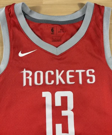 Zoom avant Maillot NBA James Harden Houston Rockets 2017-2019