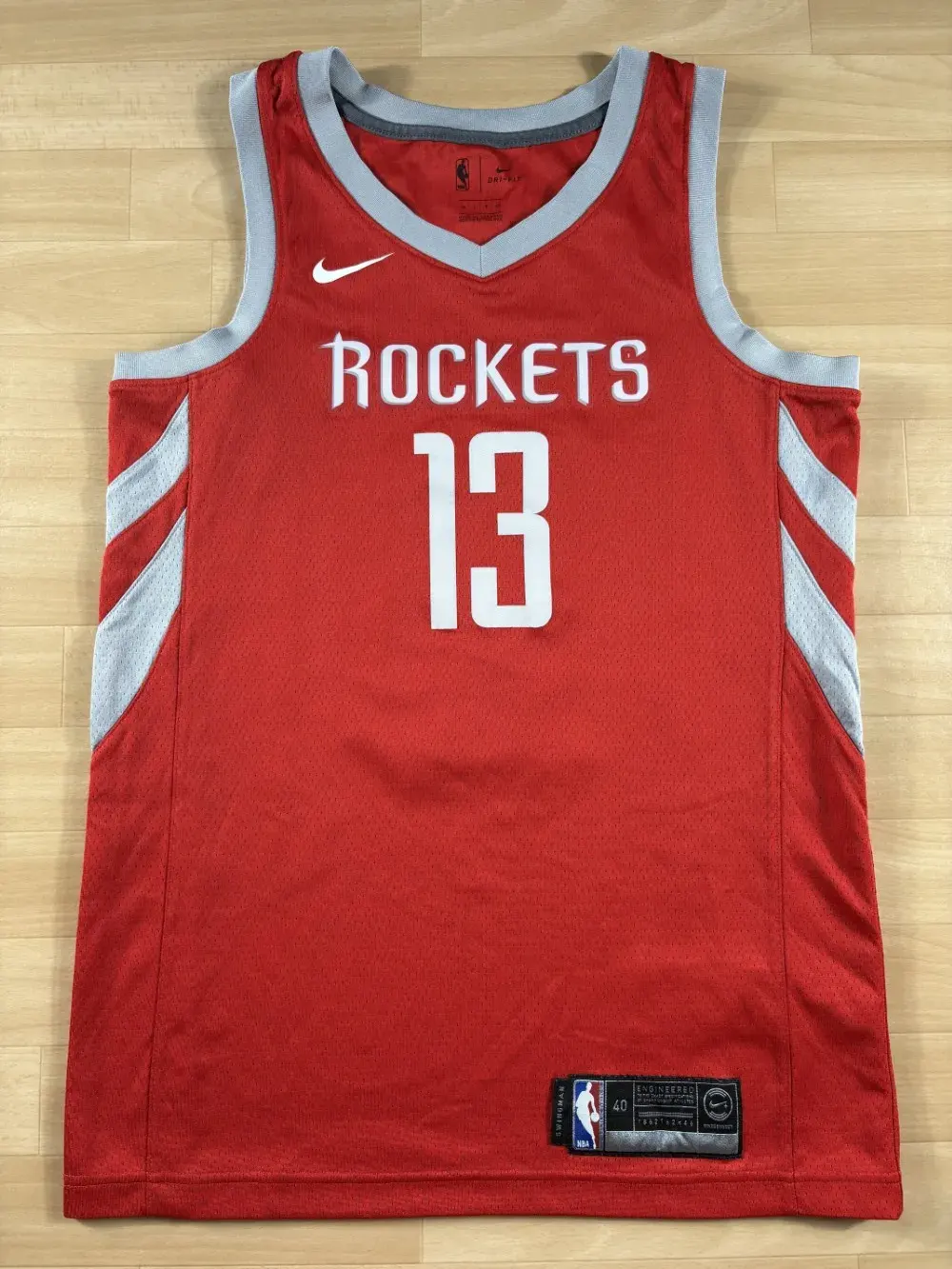 Maillot NBA James Harden Houston Rockets 2017-2019 authentique face avant