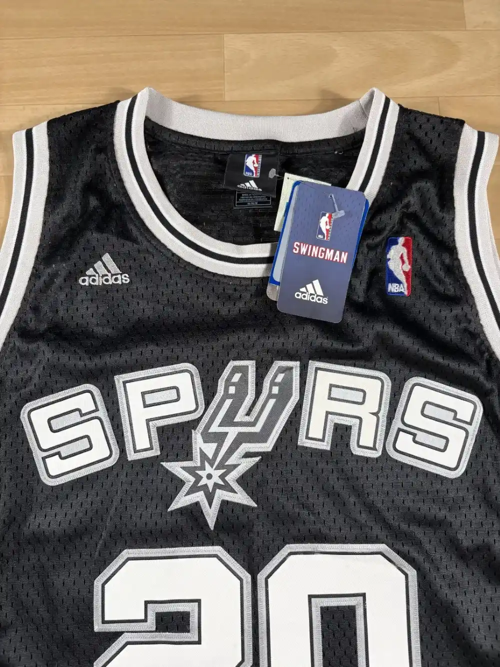 Zoom avant Maillot NBA Manu Ginobili San Antonio Spurs 2006-2010
