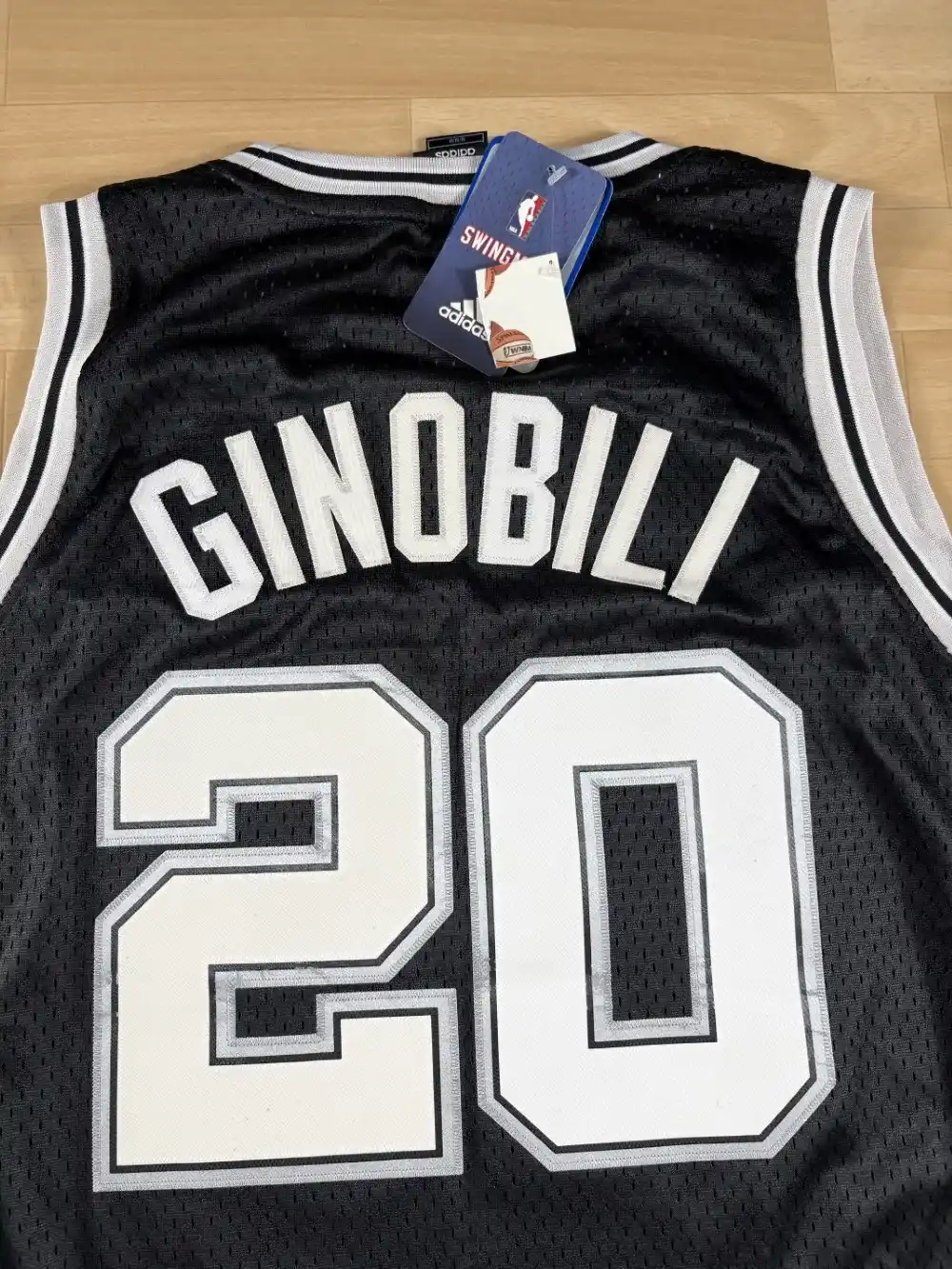 Zoom arrière Maillot NBA Manu Ginobili San Antonio Spurs 2006-2010