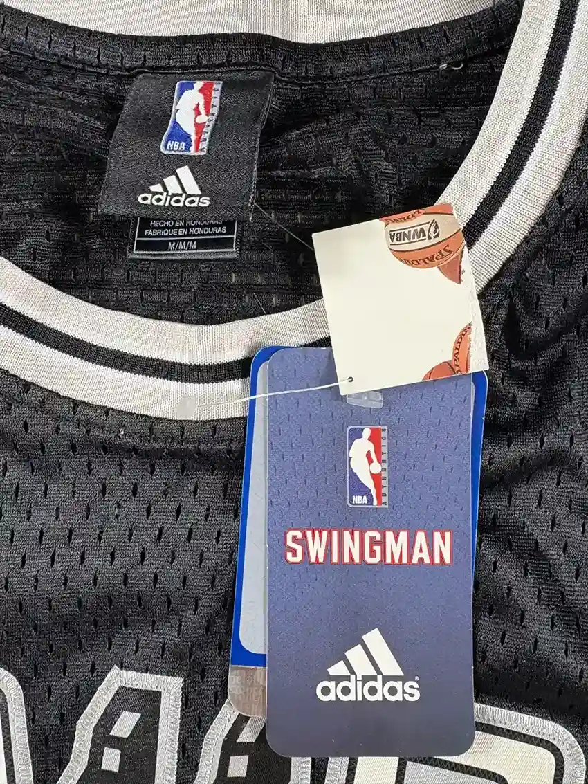 Étiquette col Maillot neuf NBA Manu Ginobili San Antonio Spurs 2006-2010