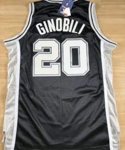 Maillot NBA Manu Ginobili San Antonio Spurs 2006-2010 dos nom et numéro