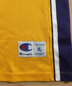 Jocktag authentique bas de Maillot NBA Kobe Bryant Los Angeles Lakers 2003-2006
