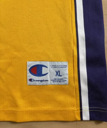 Jocktag authentique bas de Maillot NBA Kobe Bryant Los Angeles Lakers 2003-2006