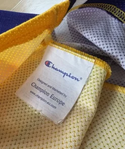 Étiquettes d'origine et instruction de lavage Maillot NBA Kobe Bryant Los Angeles Lakers 2003-2006