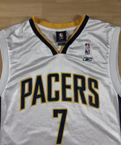 Zoom avant Maillot NBA Jermaine O’Neal Indiana Pacers 2005-2006