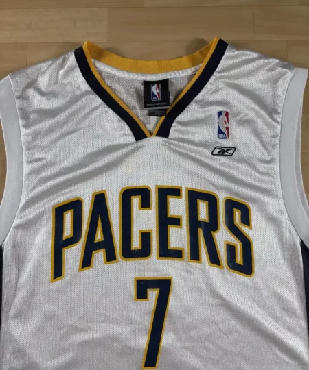 Zoom avant Maillot NBA Jermaine O’Neal Indiana Pacers 2005-2006