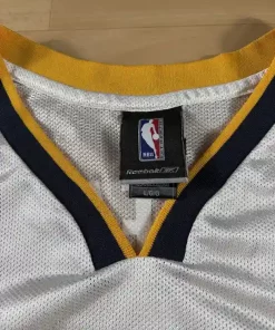 Étiquette col Maillot NBA Jermaine O’Neal Indiana Pacers 2005-2006