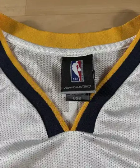 Étiquette col Maillot NBA Jermaine O’Neal Indiana Pacers 2005-2006