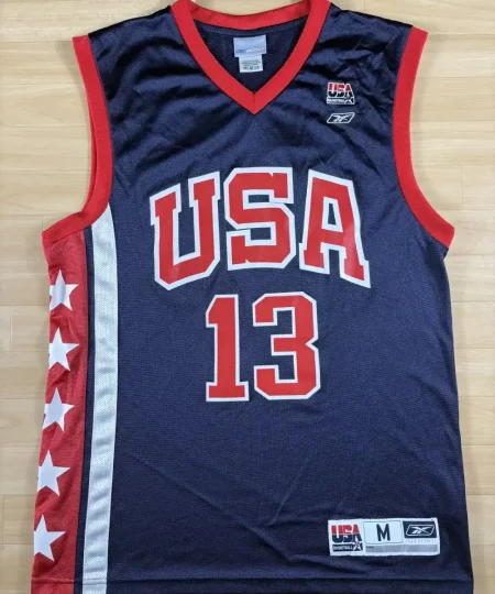Maillot NBA Tim Duncan Team USA 2002 authentique face avant