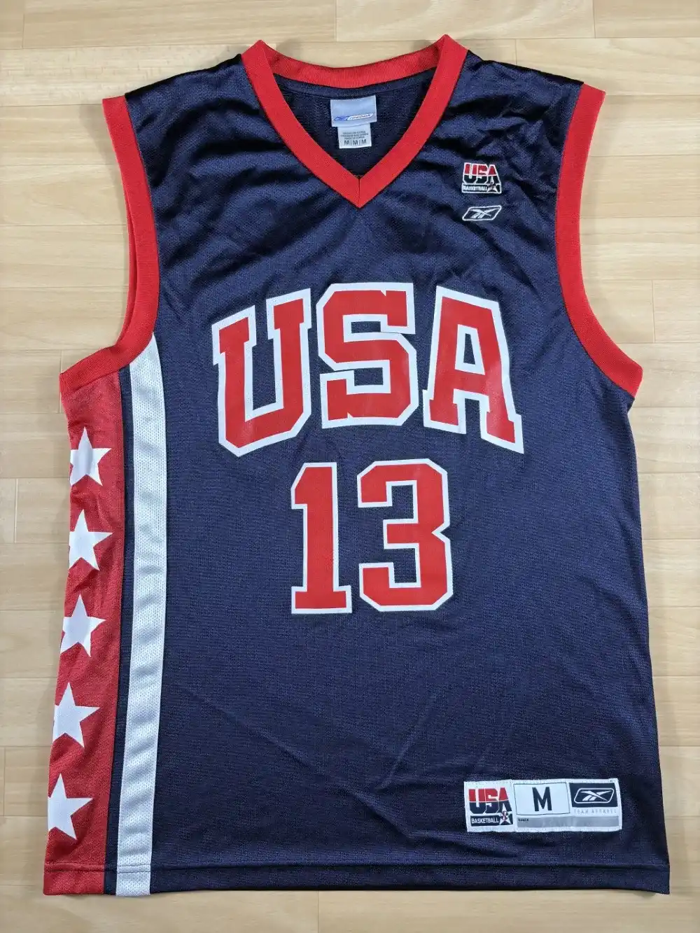 Maillot NBA Tim Duncan Team USA 2002 authentique face avant