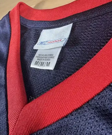 Étiquette col Maillot NBA Tim Duncan Team USA 2002