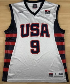 Maillot NBA LeBron James Team USA 2004 authentique face avant