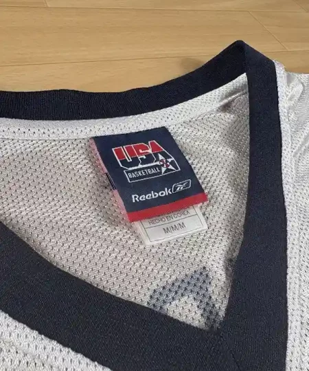 Étiquette col Maillot NBA Jason Kidd Team USA 2004