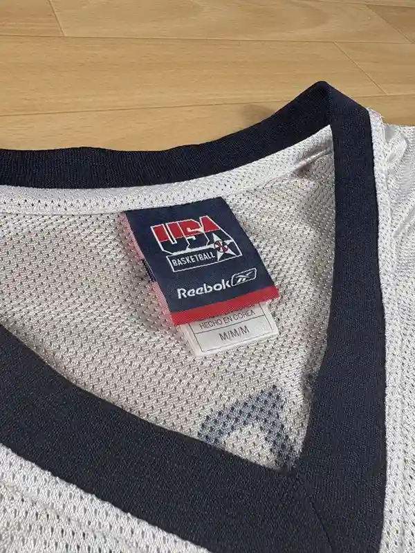 Étiquette col Maillot NBA Jason Kidd Team USA 2004