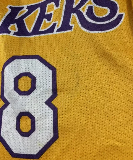 Détail état et défaut occasion Maillot NBA Kobe Bryant Los Angeles Lakers 1997-2003