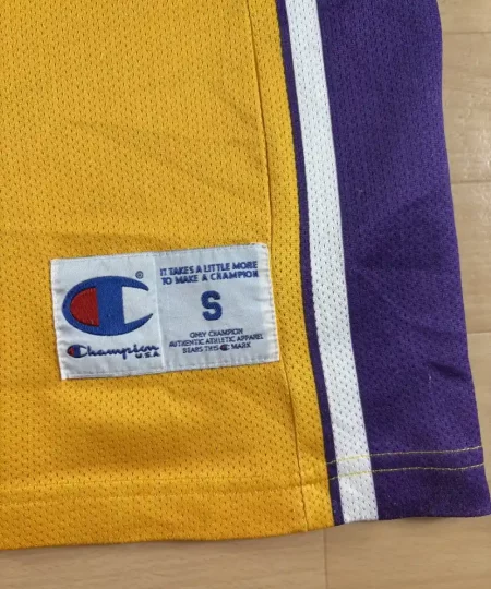 Jocktag authentique bas de Maillot NBA Kobe Bryant Los Angeles Lakers 1997-2003