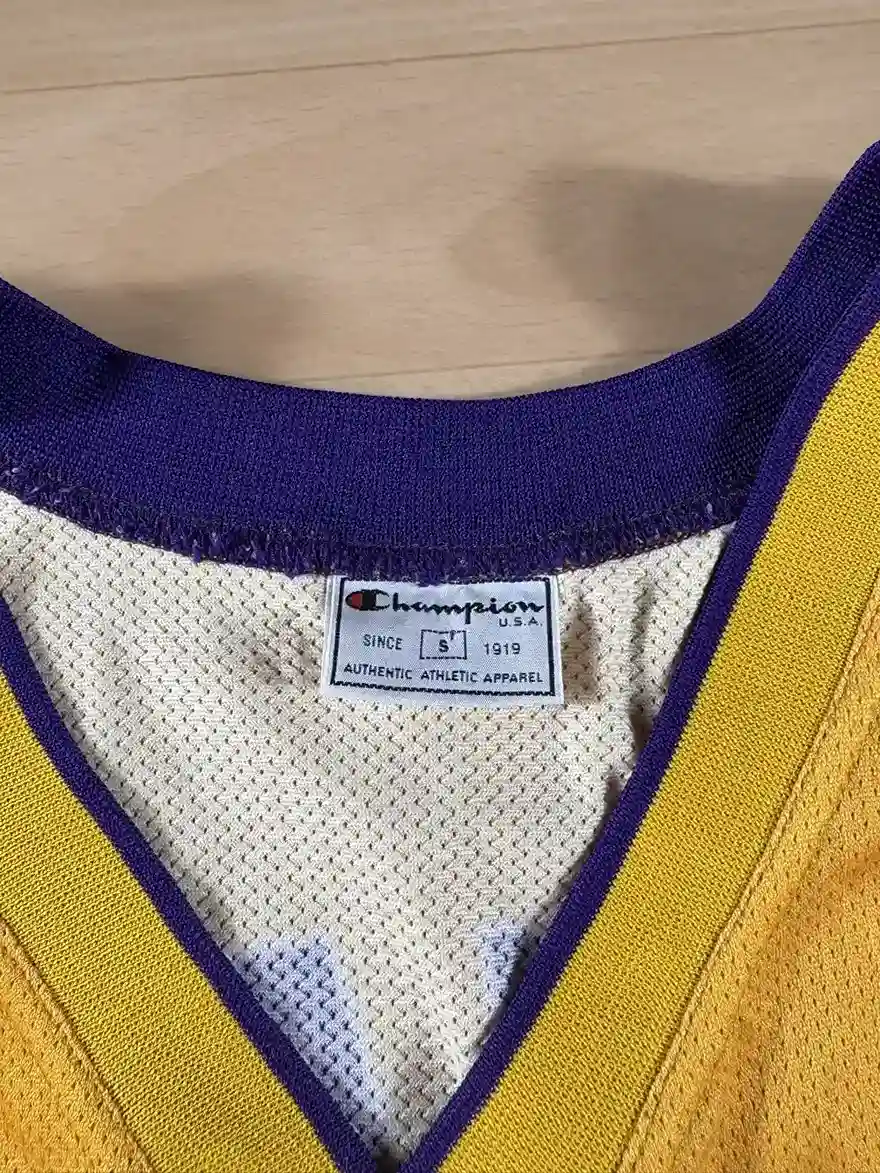 Étiquette col Maillot NBA Kobe Bryant Los Angeles Lakers 1997-2003