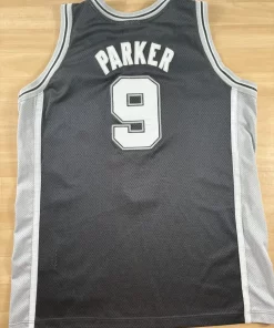 Maillot NBA Tony Parker San Antonio Spurs 2007-2010 dos nom et numéro
