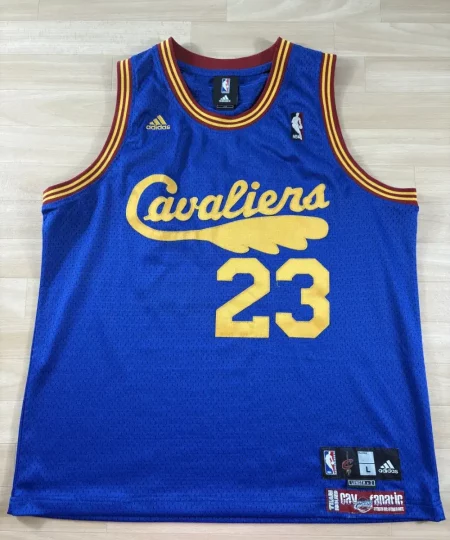 Maillot NBA LeBron James Cleveland Cavaliers 2008-2009 authentique face avant