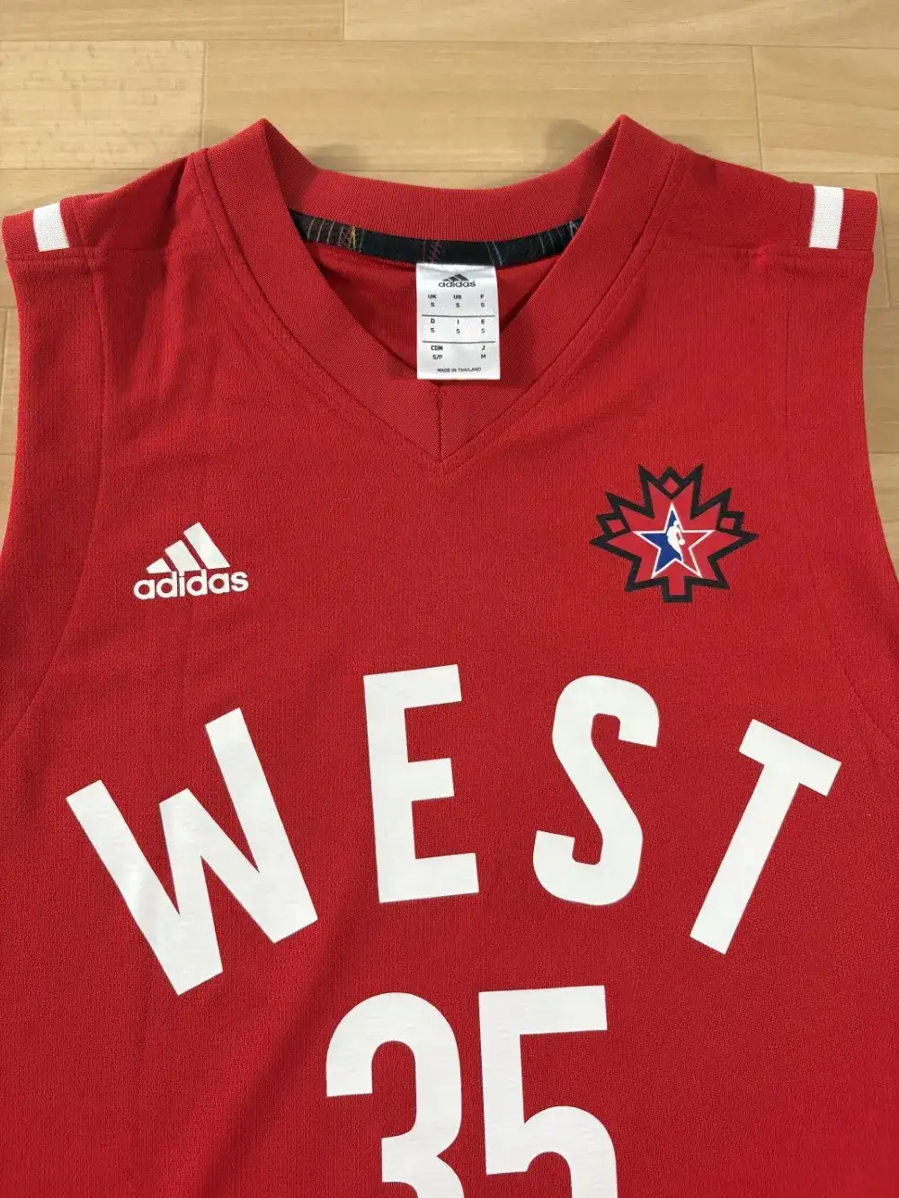 Zoom avant Maillot NBA Kevin Durant All Star Game 2015-2016